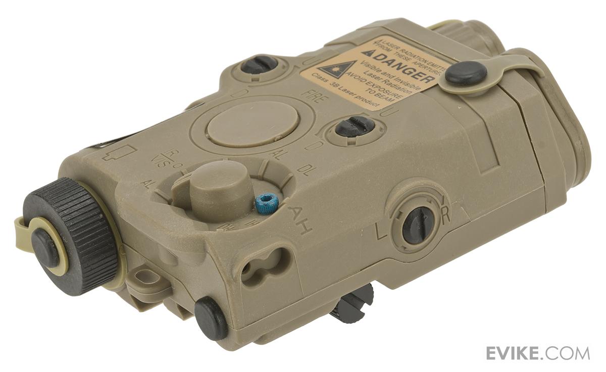 Matrix Airsoft PEQ-15 Battery Box w/ Laser System - Red Laser (Color: Dark Earth), Accessories ...