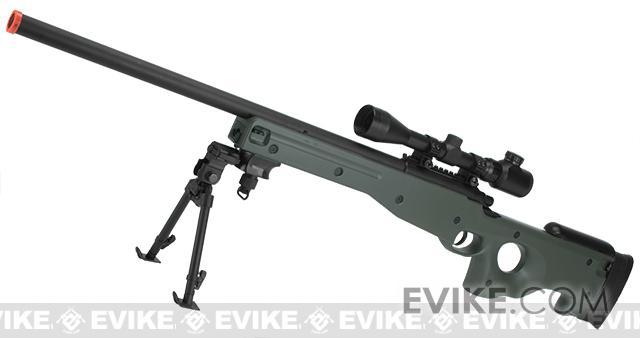 AGM Type 96 Airsoft Bolt Action Sniper Rifle (Package: OD Green w/ Scope and Bipod)