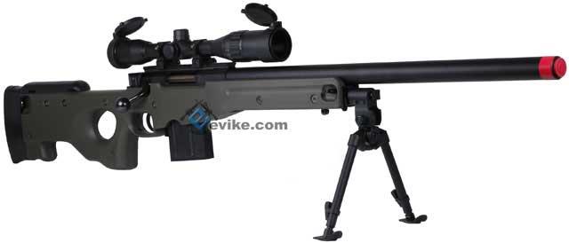 Tokyo Marui L96 AWS Arctic Warfare Series Airsoft Sniper Rifle w/ Bull Barrel (Color: OD Green)