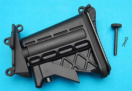 G&P M249 Improved Collapsible Butt Stock for A&K / CA / G&P M249 Series Airsoft AEG.