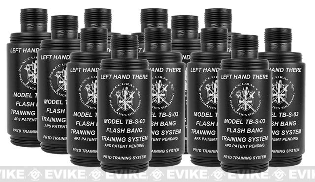 APS Hakkotsu Spare Replacement Shells For Thunder B Sound Grenade (Type: Flash Bang - 12 Pack)