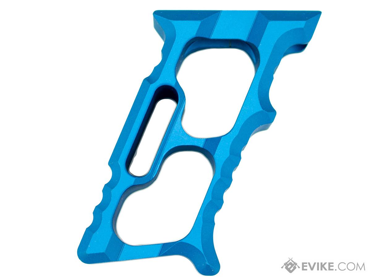 Tyrant Designs CNC Halo Minivert Grip (Color: Blue)