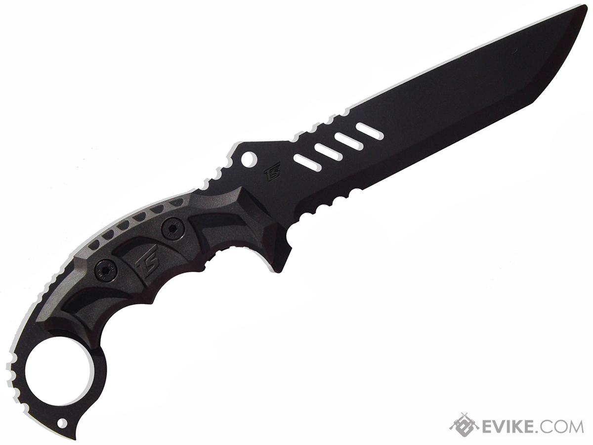TS Blades TS-Dark Wolf Dummy PVC Knife for Training (Color: Black)