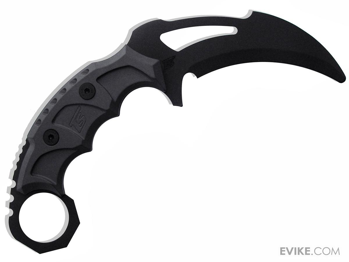 TS Blades TSBlack Widow EVO Dummy PVC Karambit Knife for Training (Color Black), Tactical Gear
