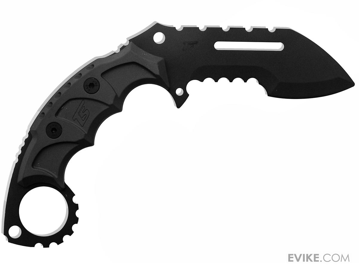 TS Blades TSChacal Dummy PVC Karambit Knife for Training (Color Black