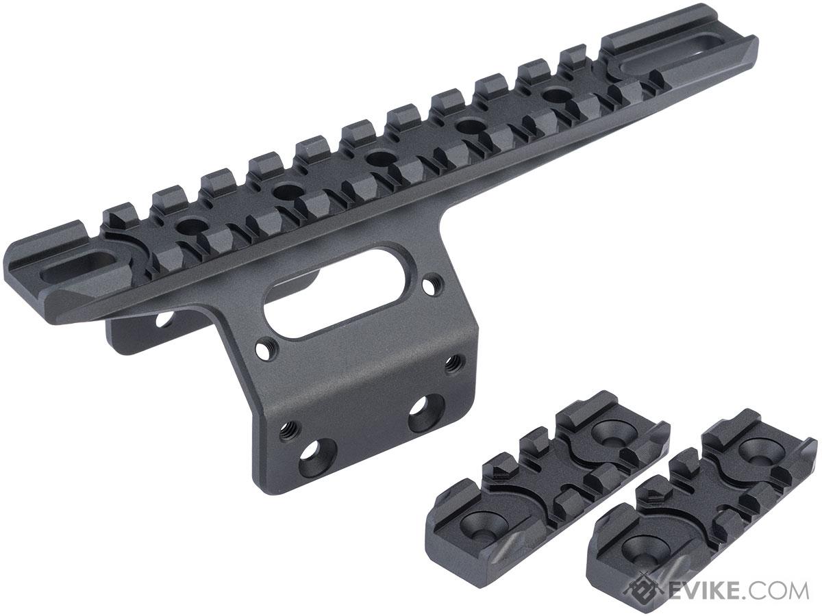 Action Army Front Rail Kit Rail for T11 Airsoft Sniper Rifles (Color: Black)