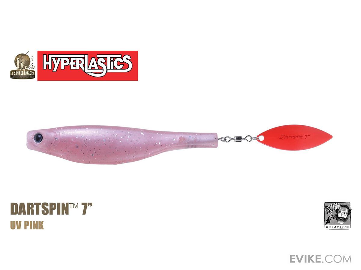 Hyperlastics Dartspin Plastic Fishing Bait (Model 7" / UV Pink), MORE