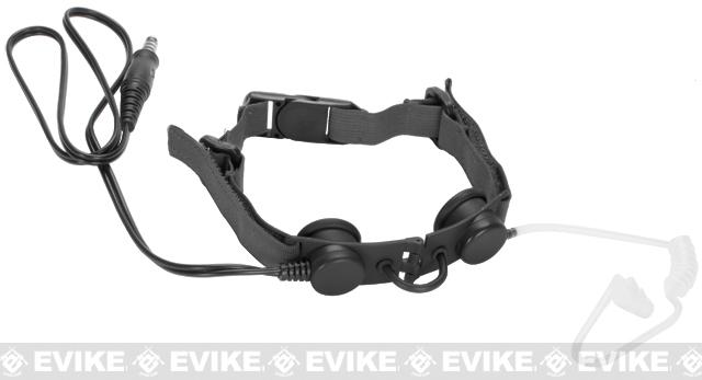 Z-Tactical Throat Mic Microphone (Color: Black)