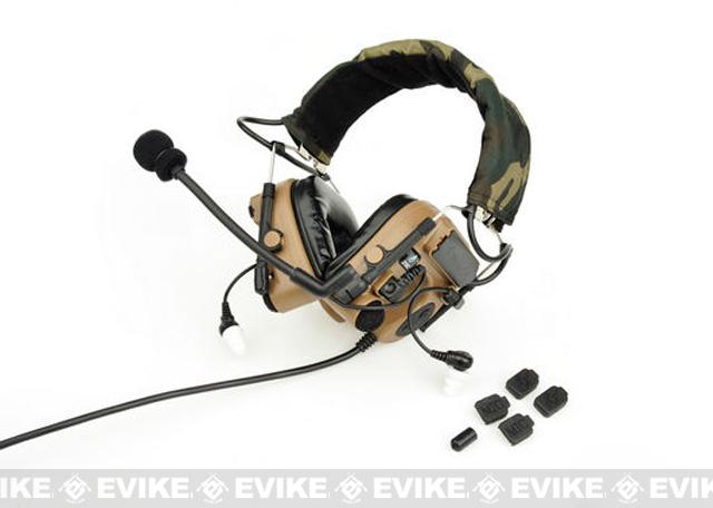 Z-Tactical ZCOMTAC IV In-Ear Headset - Tan