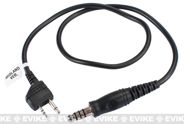 Z-Tactical Z124 Electronic PTT Wire (Connector: Midland)