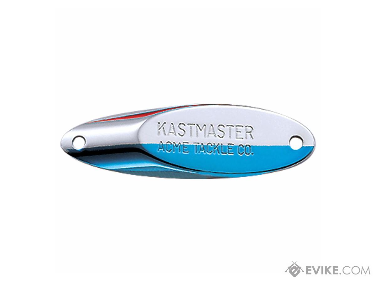 ACME Tackle Company Kastmaster Spoon Fishing Lure (Color: Chrome & Neon Blue / 1/2oz)