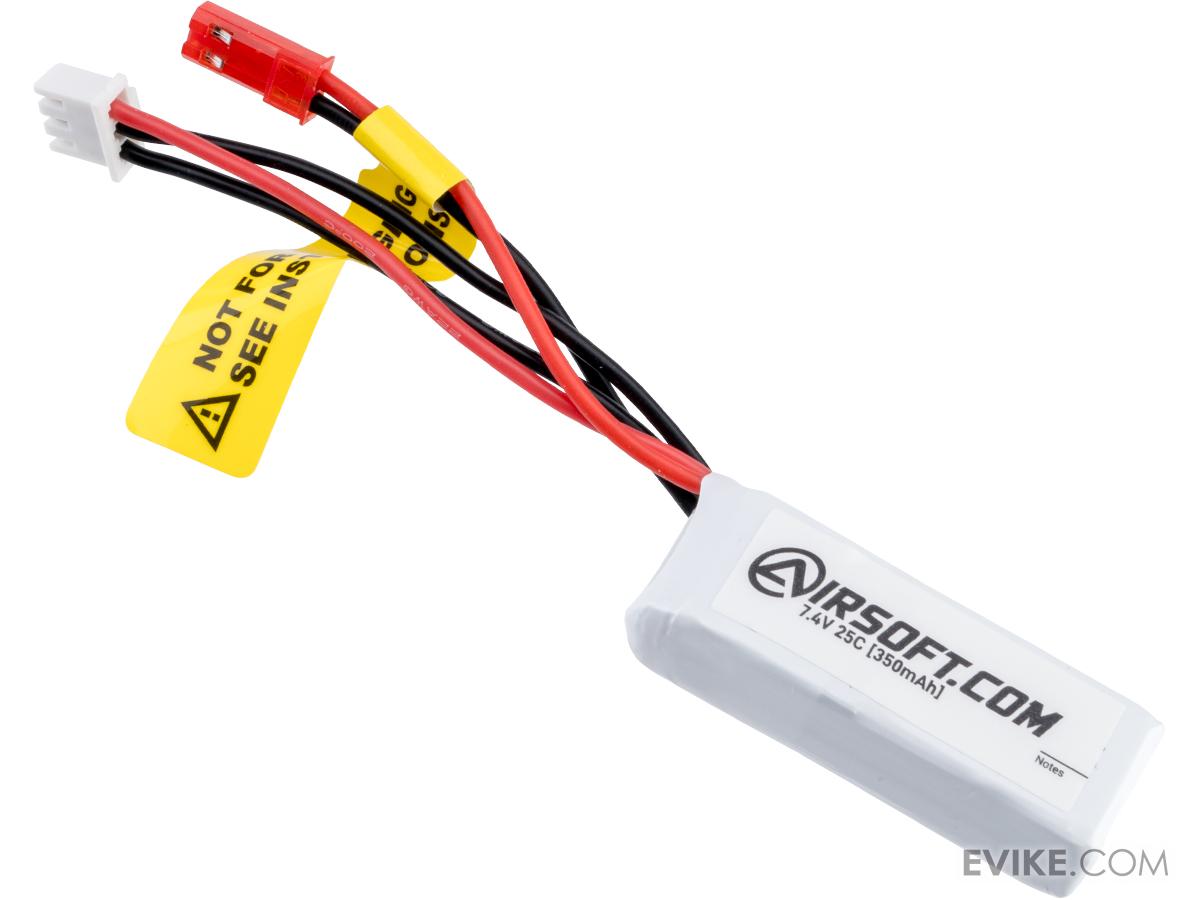 7.4v High Performance Airsoft Battery (Model JST / 350mAh
