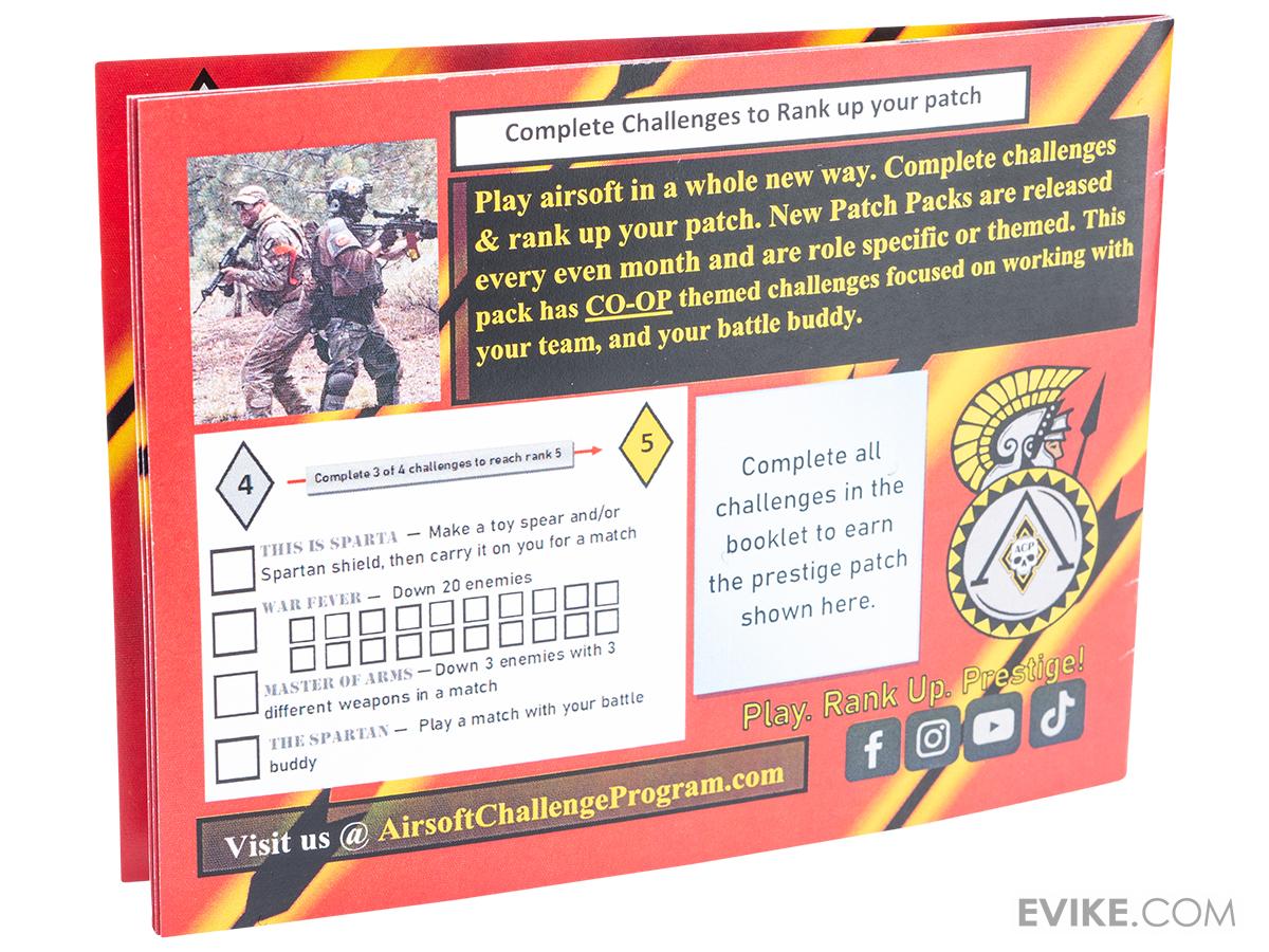 Airsoft Challenge Program Season 1 Patch Pack (Model "The Spartan