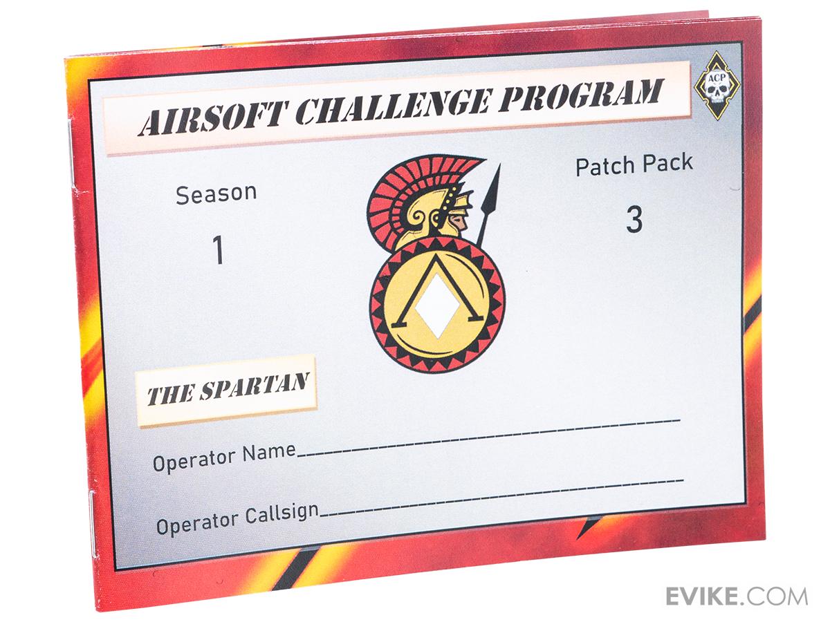Airsoft Challenge Program Season 1 Patch Pack (Model "The Spartan