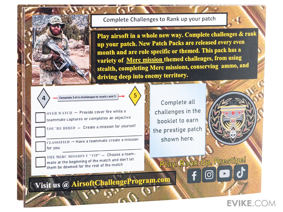 Airsoft Challenge Program Season 5 Patch Pack (Model "The Merc