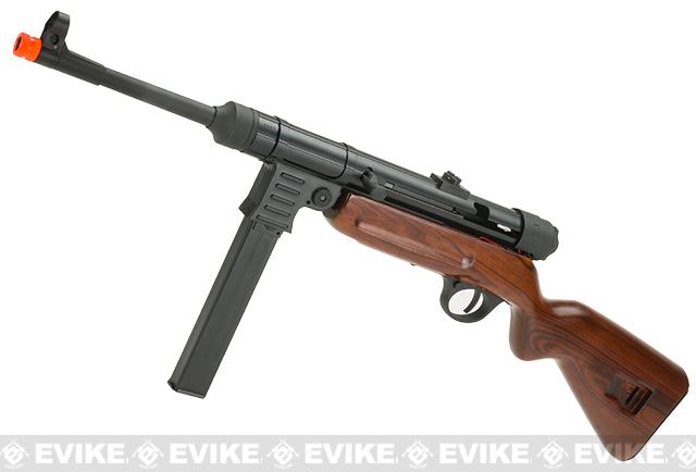 SRC MP-41 SR-41 Electric Blowback Airsoft AEG Rifle with Real Wood Stock