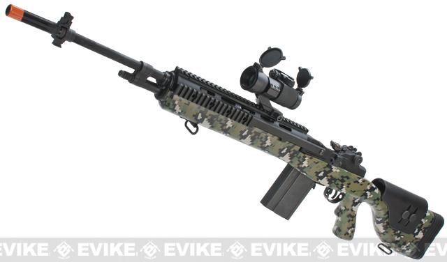 G&P M14 DMR Custom Airsoft AEG Sniper Rifle (Package: Jungle Digital / Add Battery + Charger)