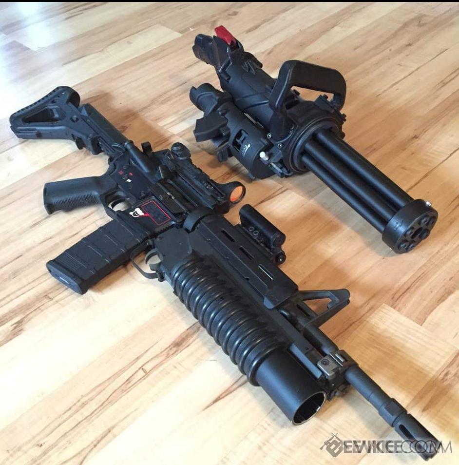 Classic Army M132 HPA Powered Rotating Multi-Barrel Micro Gun | Evike.com