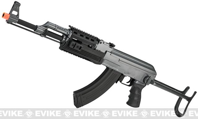 CYMA Sport AK47 Tactical Airsoft AEG Rifle (Model: Underfolding Stock / Add 7.4v LiPo Battery + Charger)