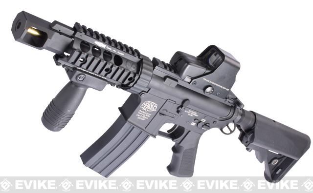 Evike Custom Class I G&P Tank M4 Airsoft AEG Rifle (Color: Black / Add Battery + Charger)