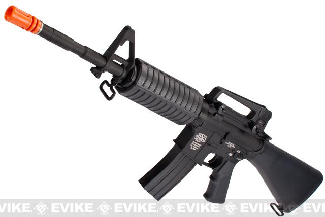 G&P M4 Carbine Airsoft AEG Rifle w/ Full Size M16 Stock - (Package: Add Battery + Charger)