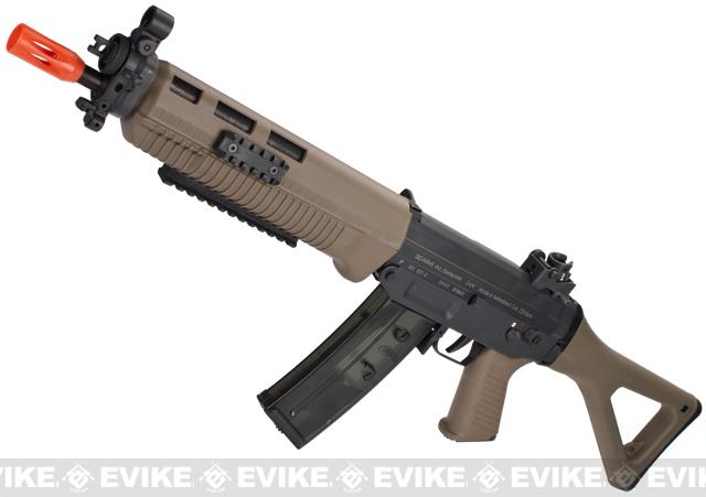 z ICS Full Metal SIG 551 SWAT Airsoft AEG Rifle - Dark Earth