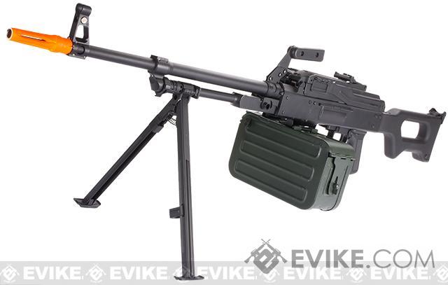 Matrix PKM Russian Battlefield Squad Automatic Weapon Airsoft Machine Gun (Furniture: Synthetic)