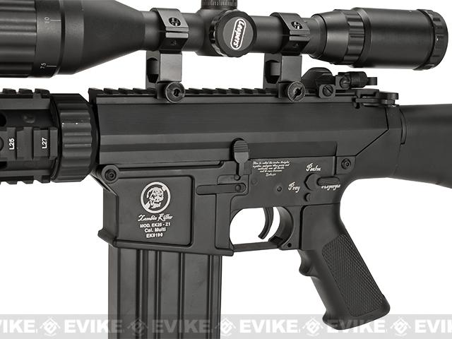 A&K Full Metal SR-25 Airsoft AEG Rifle (Model: Full Stock