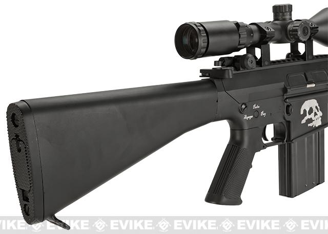 A&K Full Metal SR-25 Airsoft AEG Rifle (Model: Full Stock