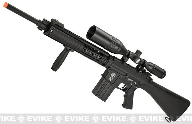 A&K Full Metal SR-25 Airsoft AEG Rifle (Model: Full Stock / Zombie Killer)