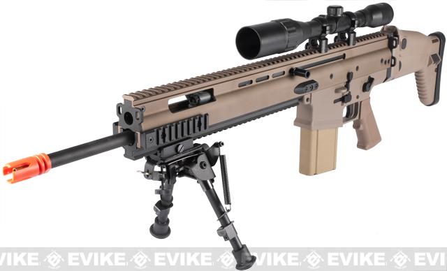 Cybergun FN Herstal Licensed Full Metal SCAR Heavy Airsoft AEG Rifle by VFC (Model: MK17 SSR / Dark Earth)