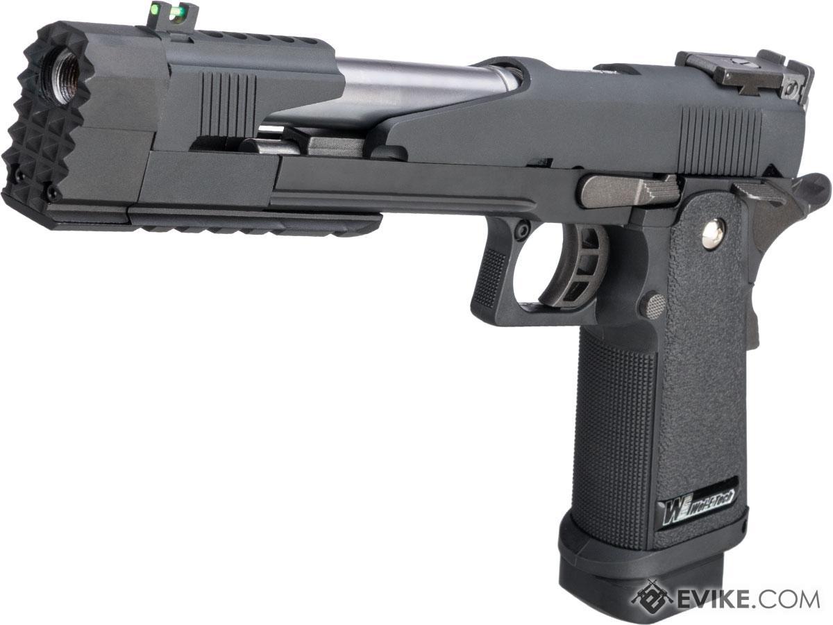 WE-Tech Xcelerator Series Hi-CAPA Gas Blowback Pistol (Model: Dragon Long Slide / Black / Standard Grip)