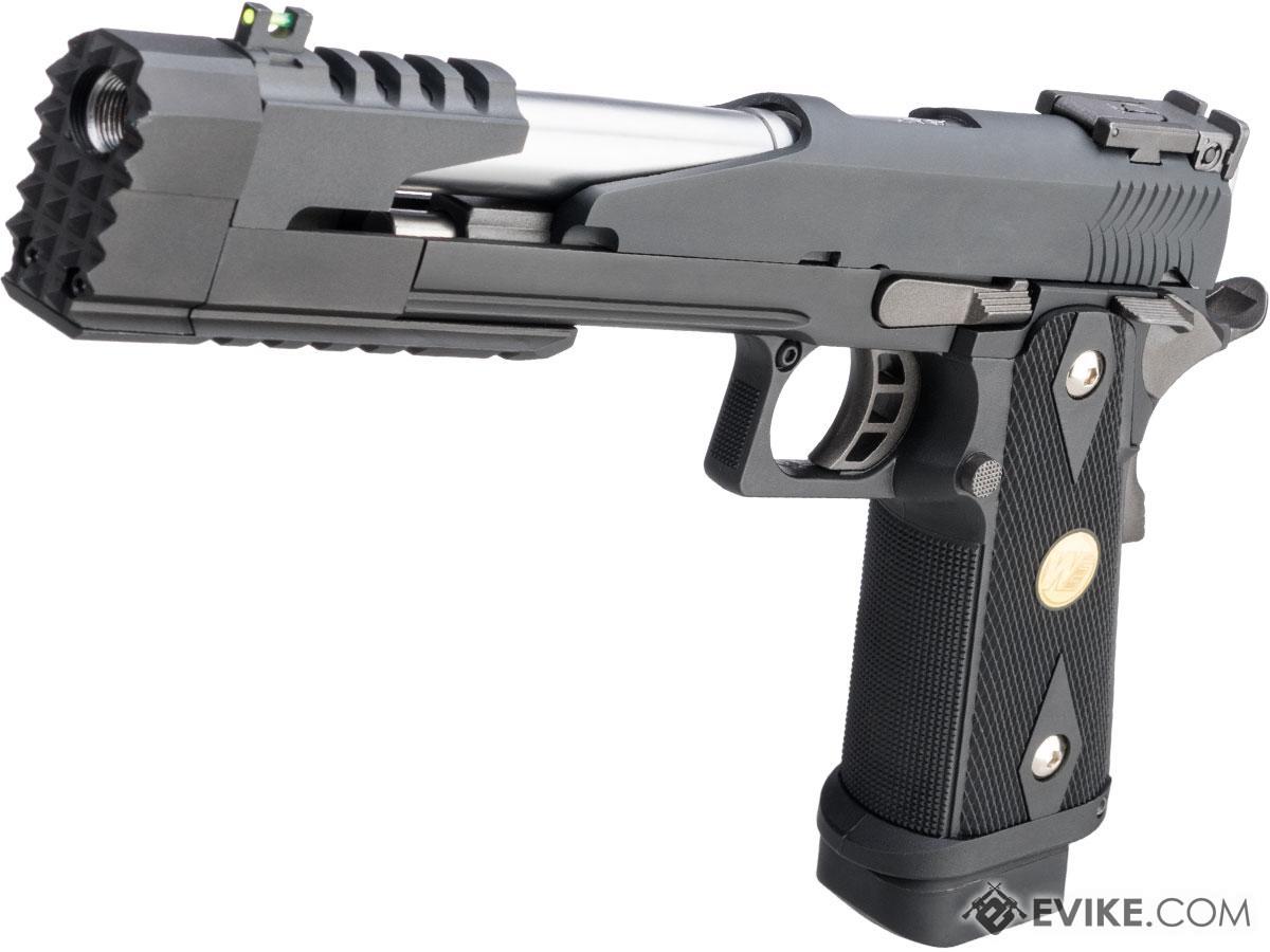 WE-Tech Xcelerator Series Hi-CAPA Gas Blowback Pistol (Model: Dragon Long Slide / Black / Medallion Grip)