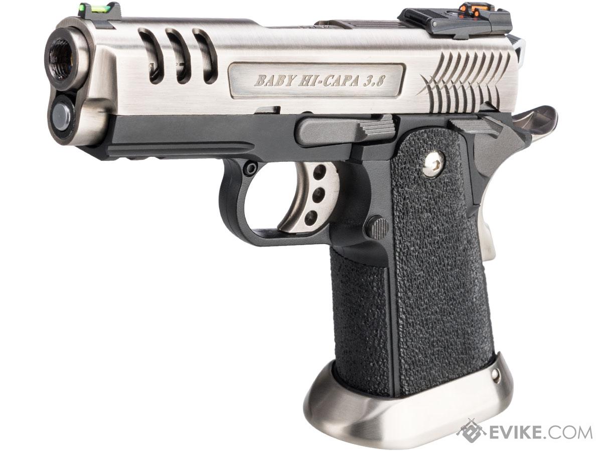 WE-Tech Hi-Capa 3.8 Deinonychus Gas Blowback Pistol (Color: Silver / Full-Auto)