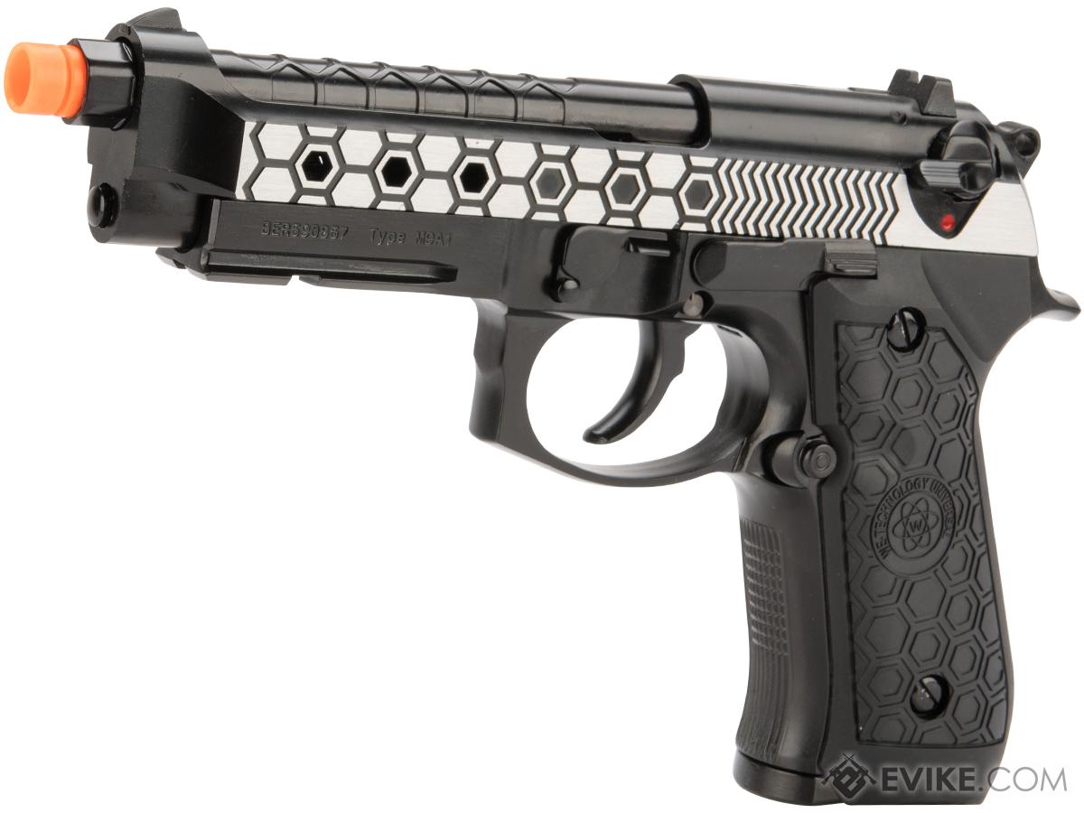 WE-Tech Hex M92A1 Full Metal Gas Blowback Airsoft Pistols (Color: Two-Tone)