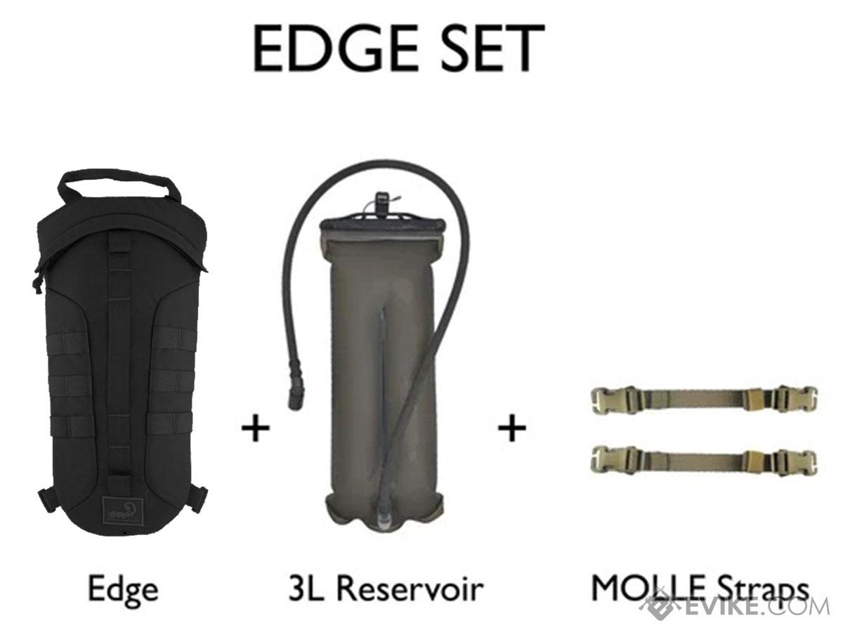 Agilite Edge 3L MOLLE Hydration Pouch Set (Color: Black)