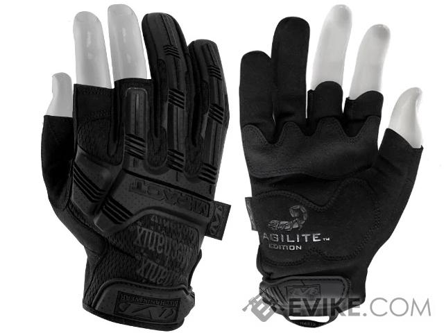 Mechanix M-PACT Agilite Edition Tactical Gloves (Color: Black / Large)