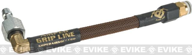 Amped Airsoft HPA Fitting (Model: 90 Degree Angle / Brown)