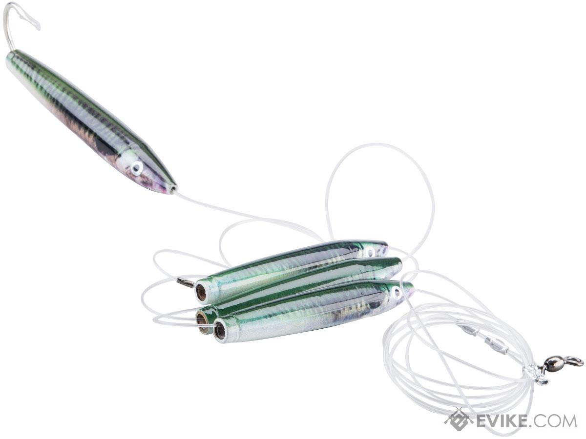 Ahi USA Live Deception 6 Cedar Plug Fishing Lure (Style: Green Mackerel / Daisy Chain)