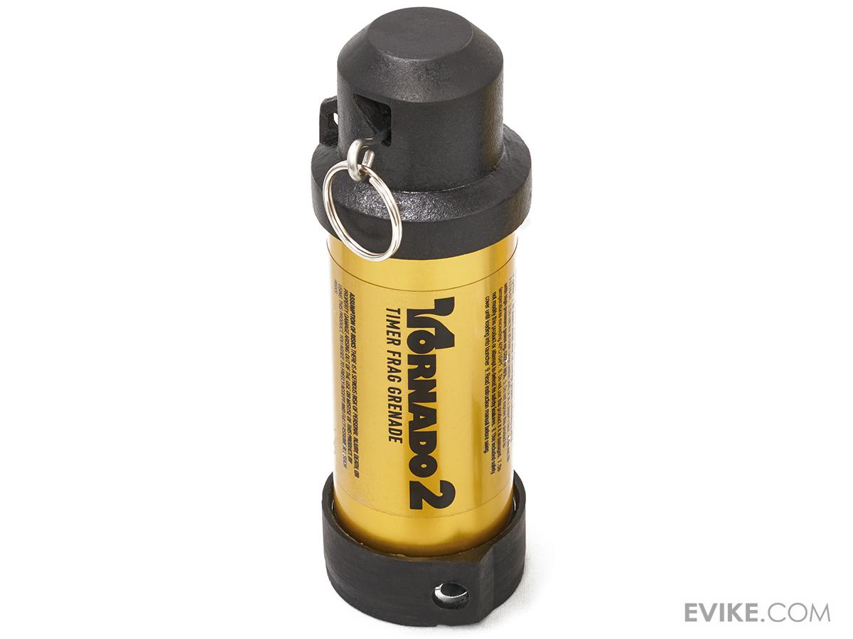 Airsoft Innovations Tornado 2 Timer Frag Grenade (Color Gold