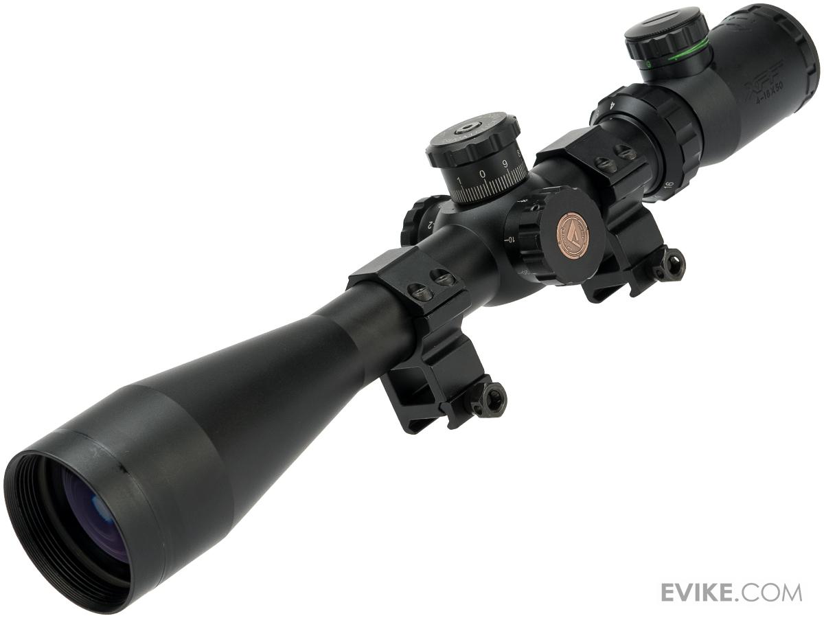 AIM Sports XPF Series 416x50mm Variable Zoom Rifle Optic with