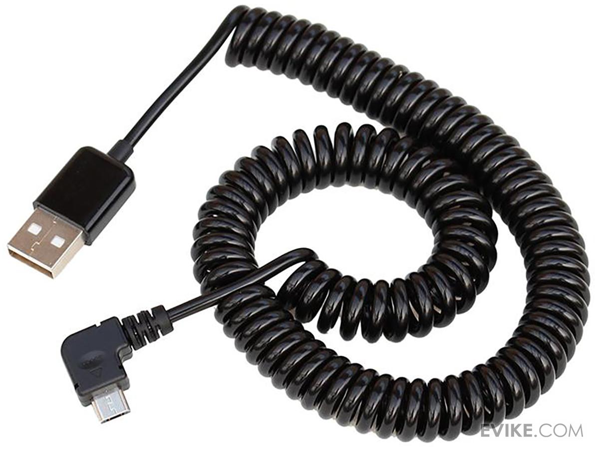 AimCam Tactical Coiled USB Charging Cable for AimCam Action Cameras