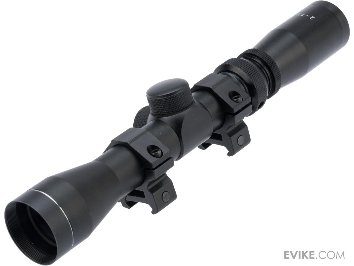 AIM Sports 2-7x32 Long Eye Relief Tactical Scope, Accessories