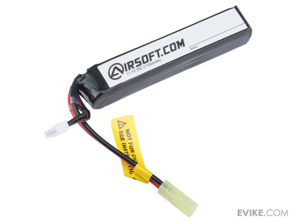 Airsoft.com 11.1v High Performance Airsoft Battery (Model: Small Tamiya / 1100mAh)