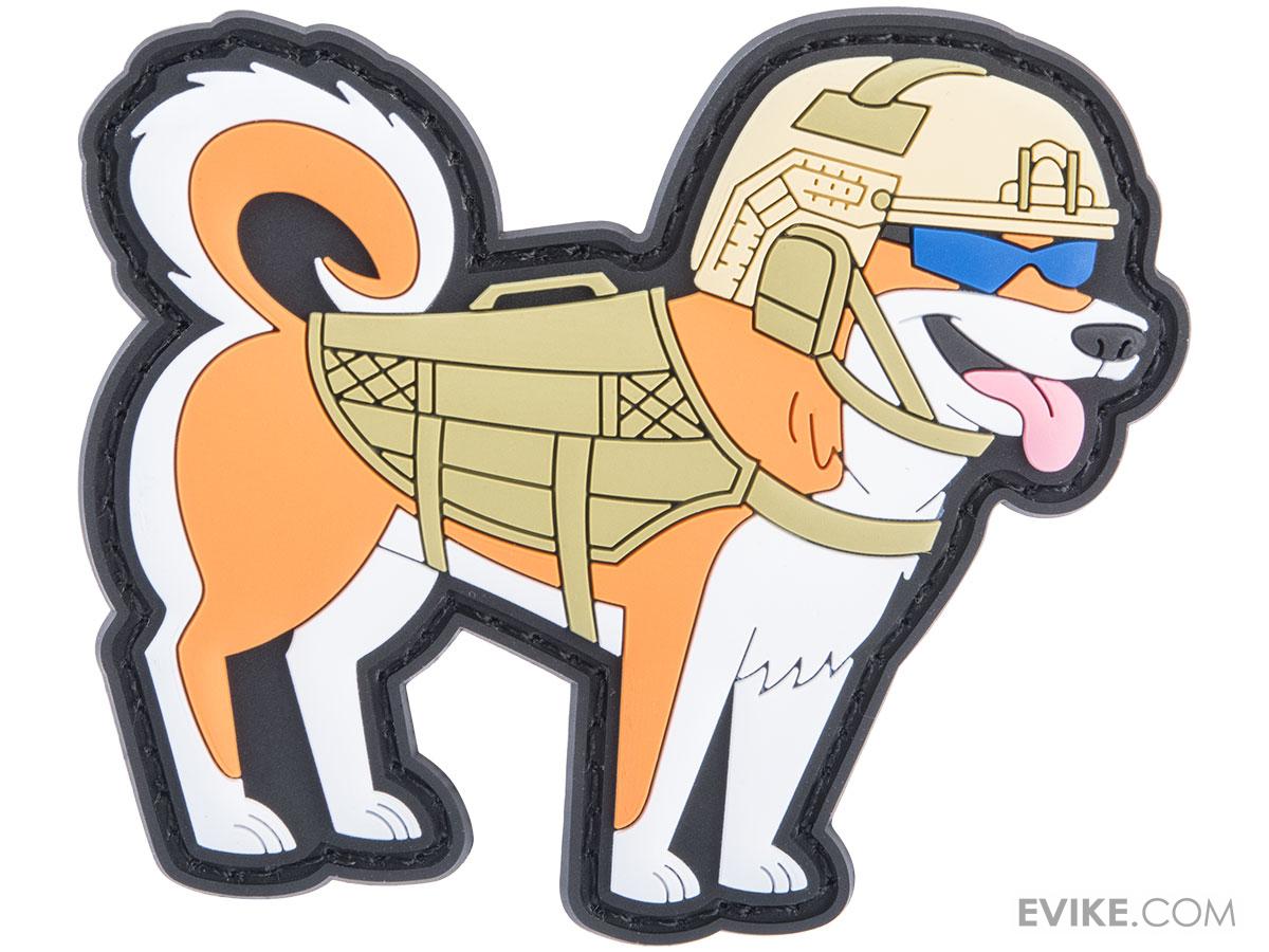 Patch Fiend Tactical Dog Series PVC Morale Patch (Design TactiShiba), Tactical Gear/Apparel