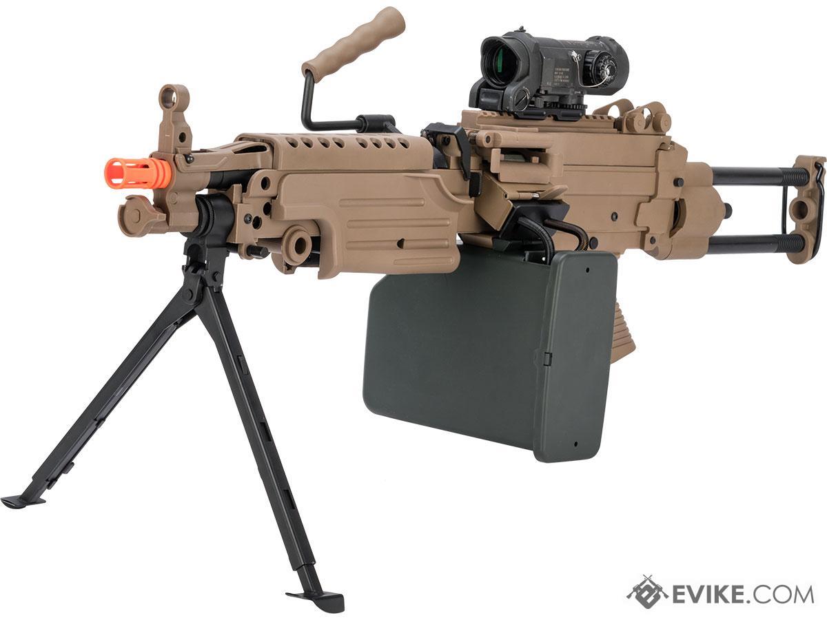 A&K / Cybergun FN Licensed Middleweight M249 MINIMI SAW Machine Gun (Model: MK II Para / Dark Earth)