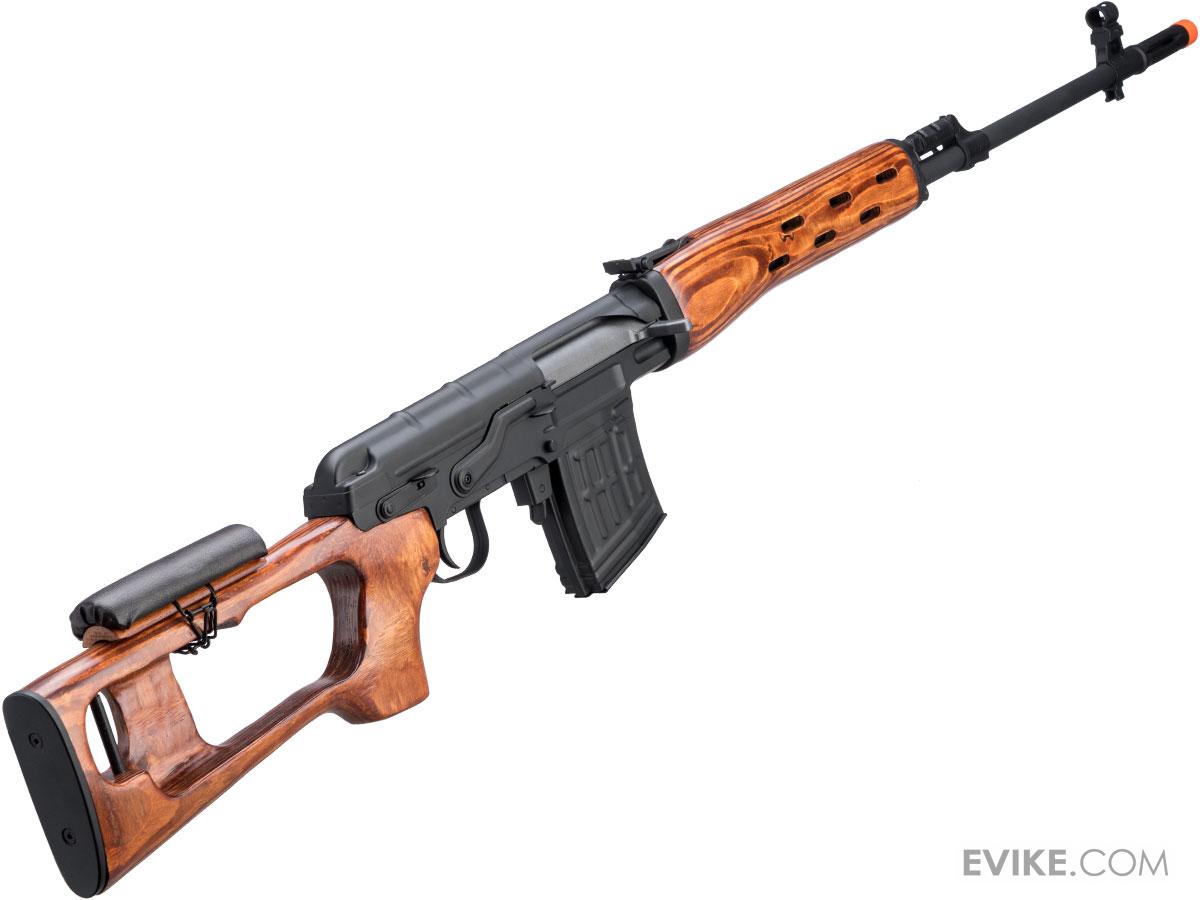 A&K SVD Dragunov Bolt Action Airsoft Sniper Rifle (Color Real Wood