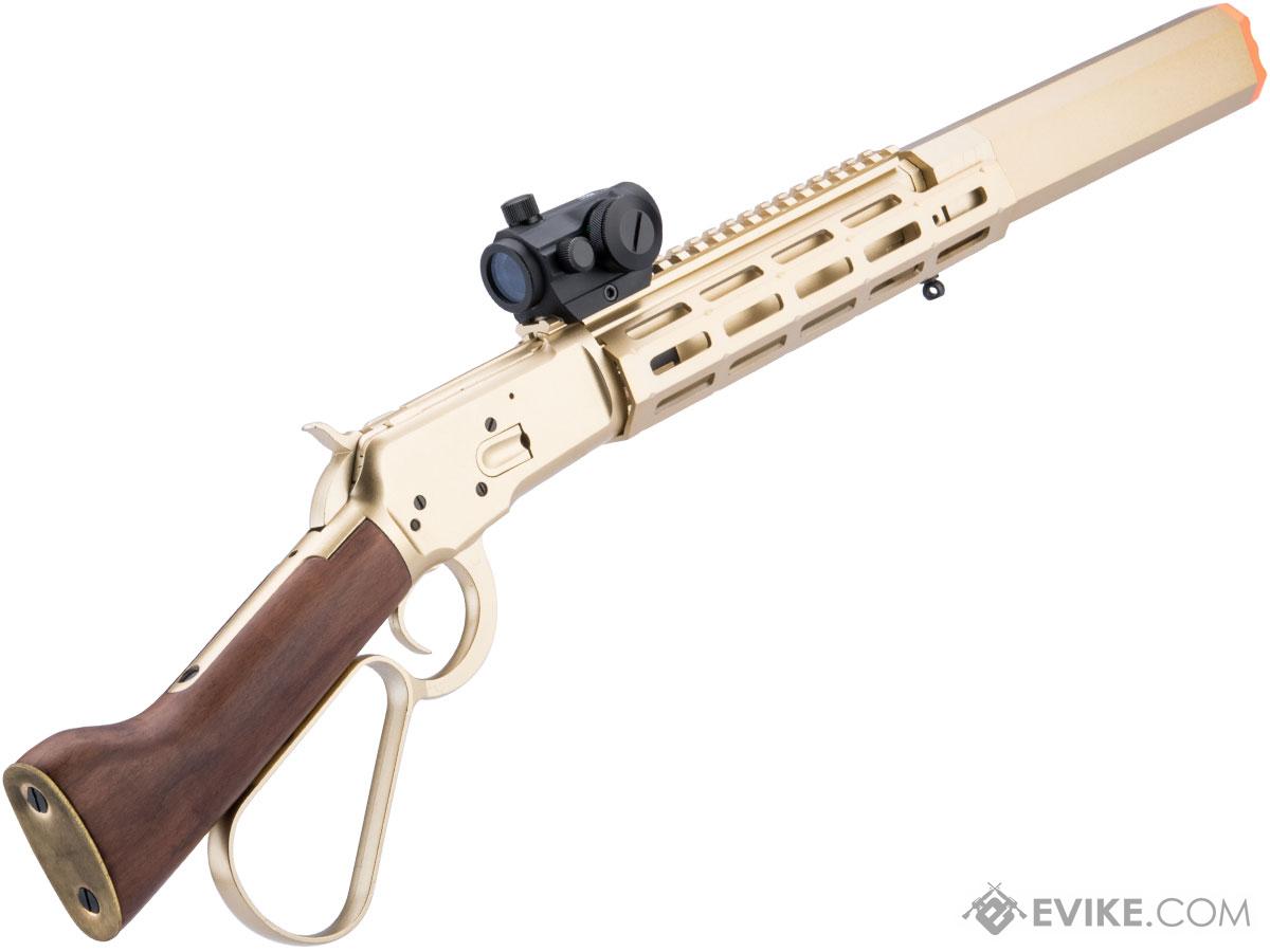 A&K M1873R MLOK Lever Action Airsoft Gas Rifle (Model Medium / Gold