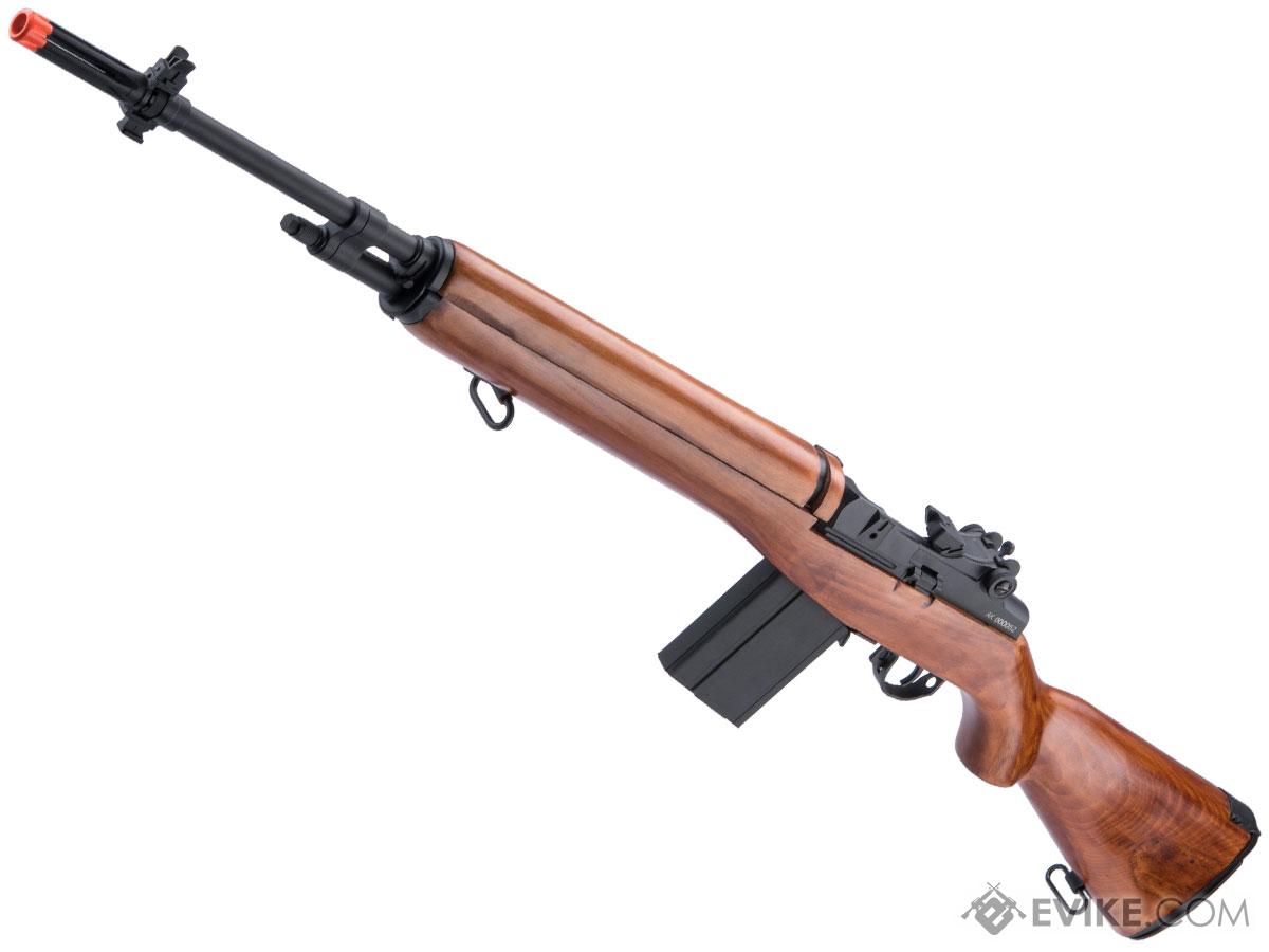 A&K M1A Full Size Airsoft AEG Rifle w/ Real Wood Stock