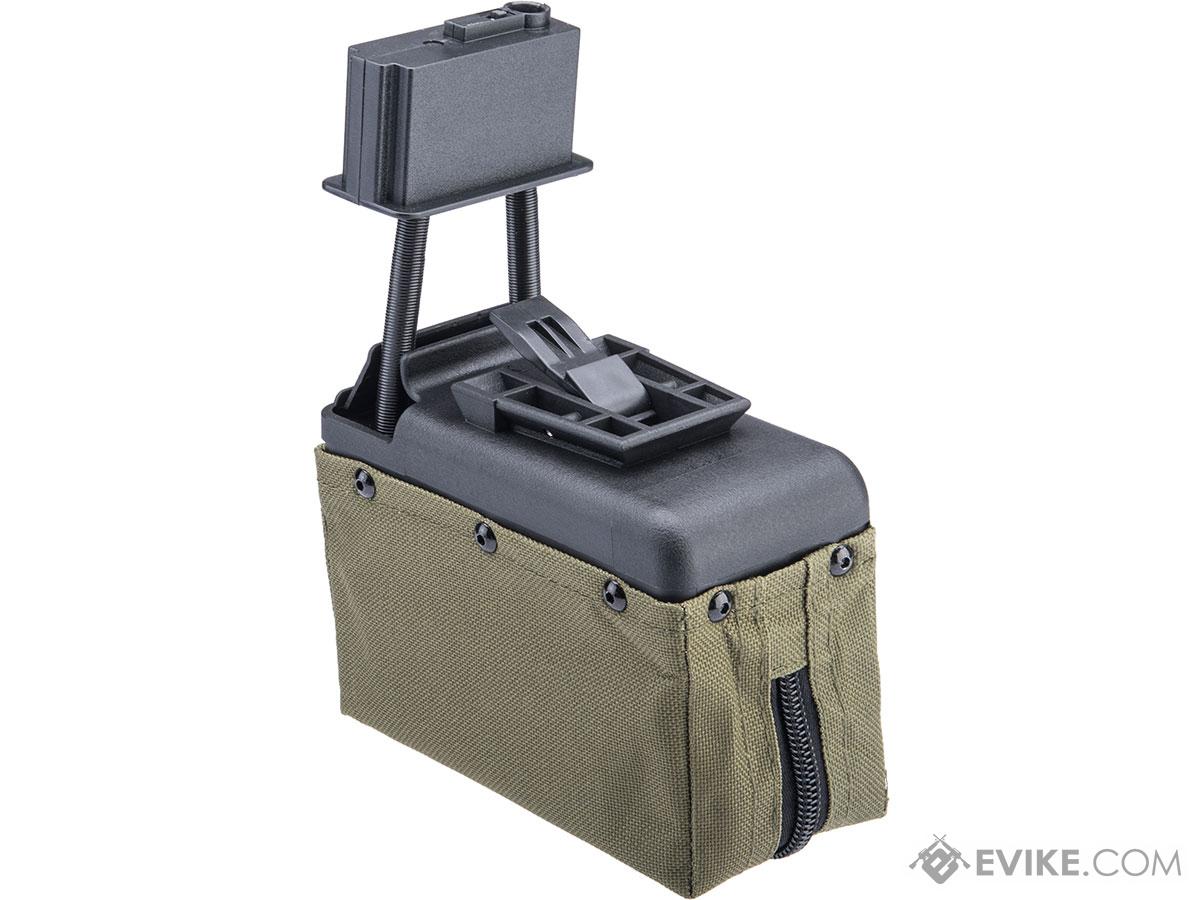 A&K 1500 Round Box Magazine with Upgraded High Strength Motor for